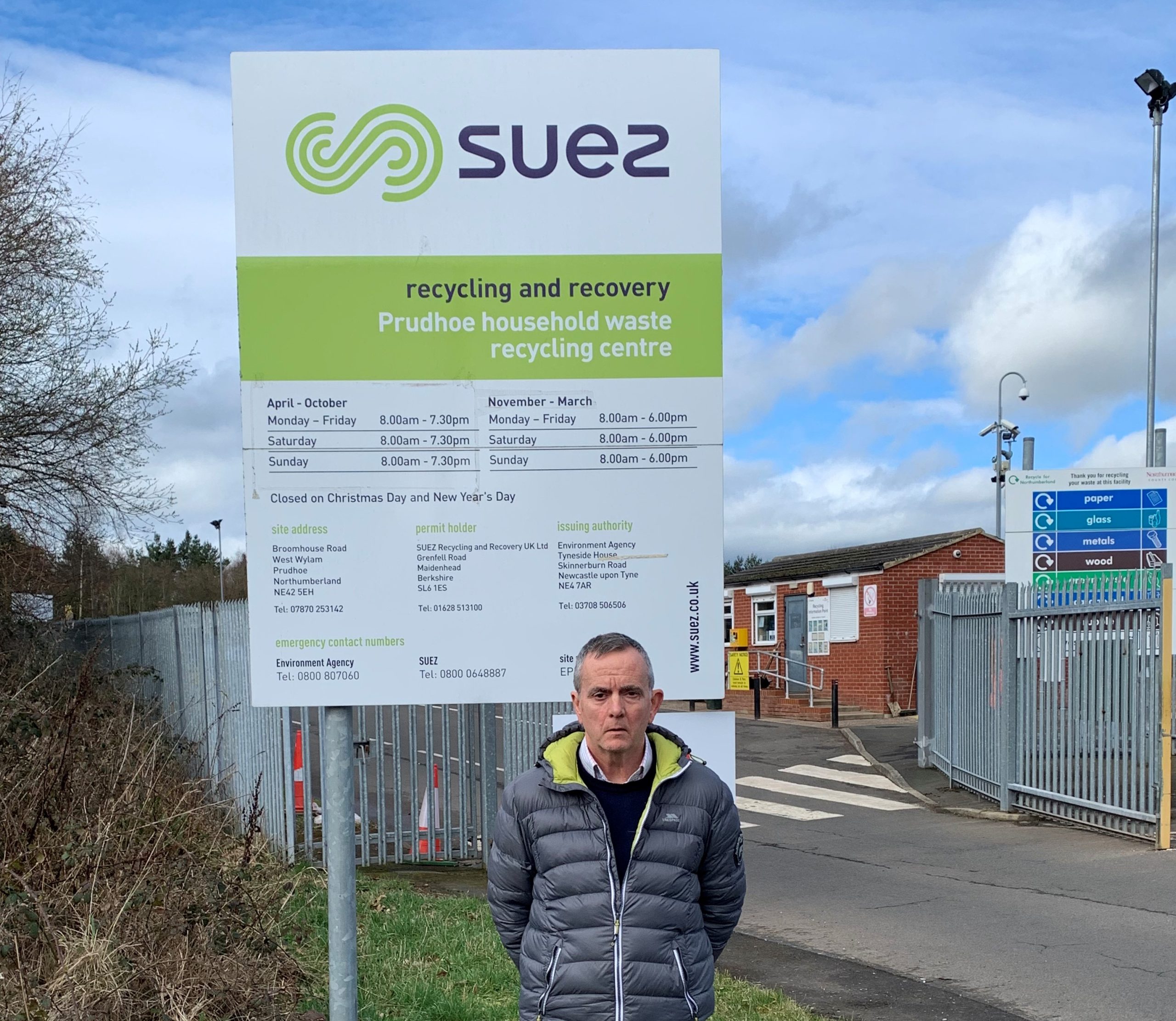 Reduced Hours at Prudhoe Recycling Centre