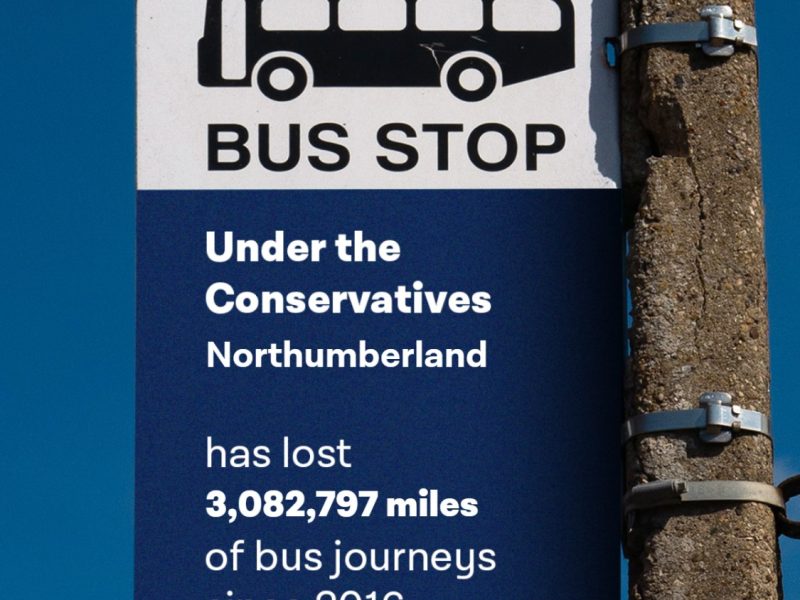 3 million miles of bus journeys lost in Northumberland