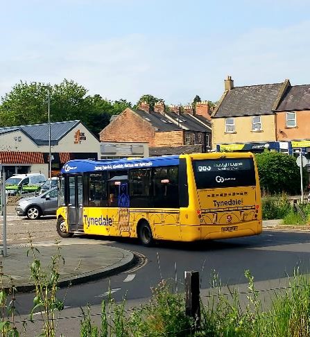 A local bus service in Hexham
