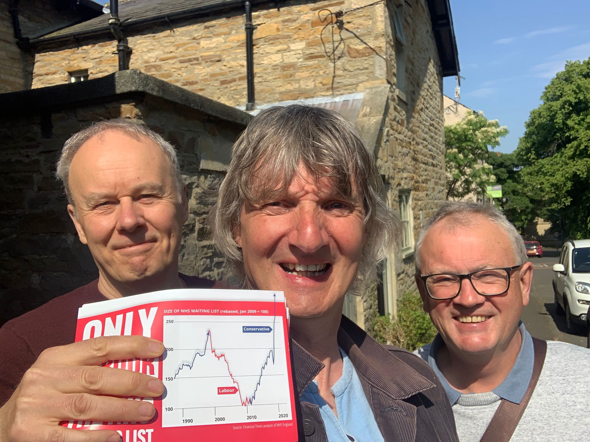 Campaigning for Labour in Allendale